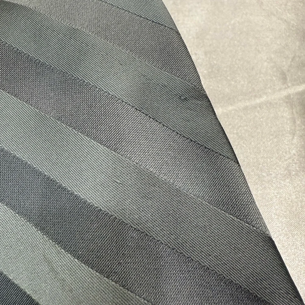 HALSTON III Gray Striped Tie - Picture 3 of 9